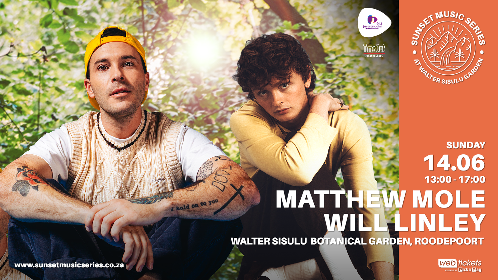 Matthew Mole and Will Linley at Sunset Music Series
