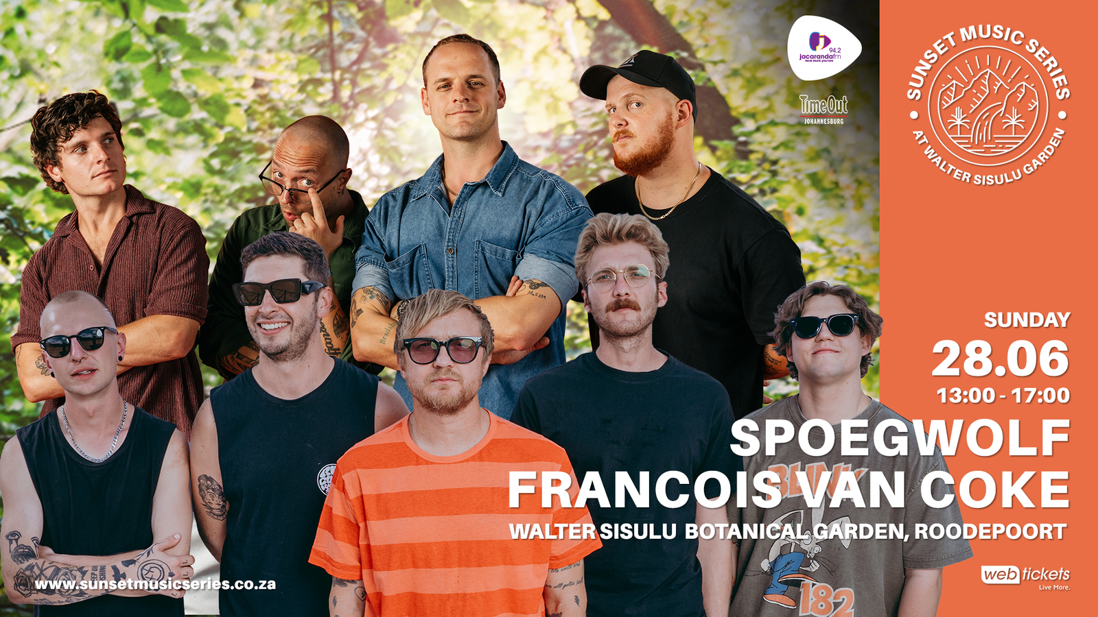 Spoegwolf and Francois van Coke at Sunset Music Series